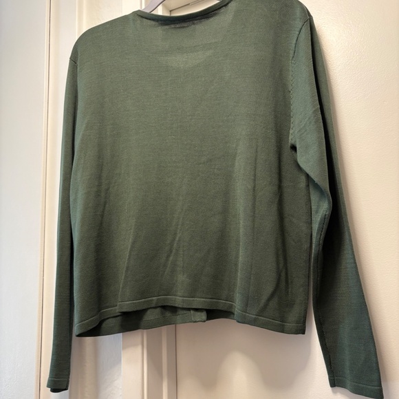 Silk Club embroidered cardigan sweater - size medium - Picture 2 of 6